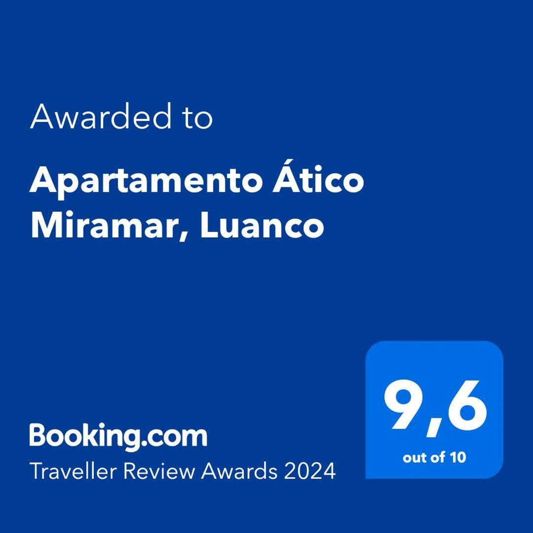 Apartamento Atico Miramar, Luanco Dış mekan fotoğraf